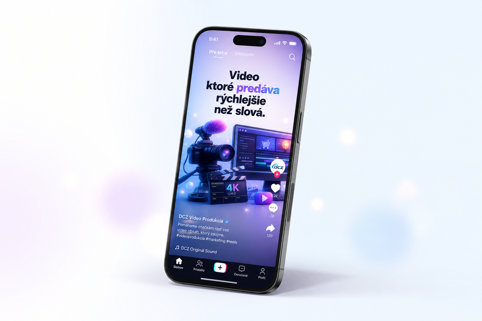 Ukážka tvorby TikTok a Reels videí – produkcia krátkych spotov, Trenčín Bratislava